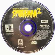 Spider-Man 2 - Enter: Electro (Sony PlayStation 1 PS1, 2001) DISC ONLY Tested