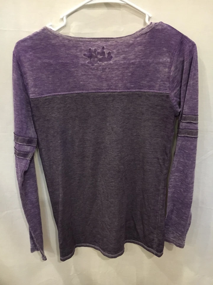 Touch by Alyssa Milano Baltimore Ravens Women's Gridiron Long Sleeve T-Shirt SzS - Image 2 of 3