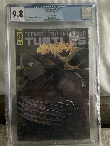 Teenage Mutant Ninja Turtles Jennika 1 CGC 9.8 Eastman Edition A
