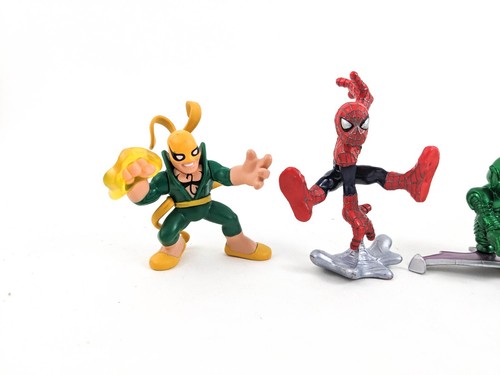 Marvel Super Hero Squad 2006 SPIDERMAN HULK GREEN GOBLIN GLIDER IRON FIST figure - Picture 3 of 6