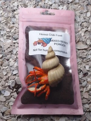 Hermit Crab Food ,Cuisine 50g of mixed berry powder