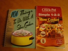 LOT OF 4 CROCK POT SLOW COOKER COOKBOOK OWNER'S MANUAL RECIPES