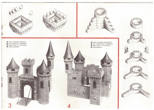 GRATIS immagini catalogo Plastic City Italocremona Historic istruzioni castello - Foto 6 di 8