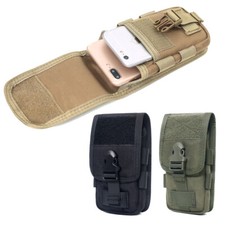 Tactical Molle Cell Phone Pouch Case Waist Belt Pack Utility ID Card Holder Bag