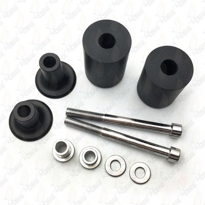 Black No Cut Frame Slider Crash Protector for 2013-2014 Kawasaki