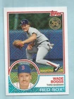 2018 Topps Baseball Wade Boggs #48 Boston Red Sox CHROME 1983 35th Anniversary