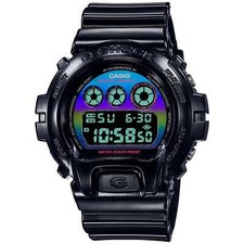 CASIO G-SHOCK Wristwatch - DW6900RGB-1 - Black/Multi - NIB