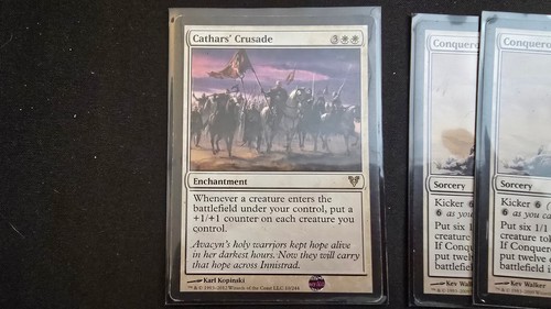 MTG Custom Casual Modern Mono White Humans Soldier Tribal Deck con scatola e maniche - Foto 3 di 12
