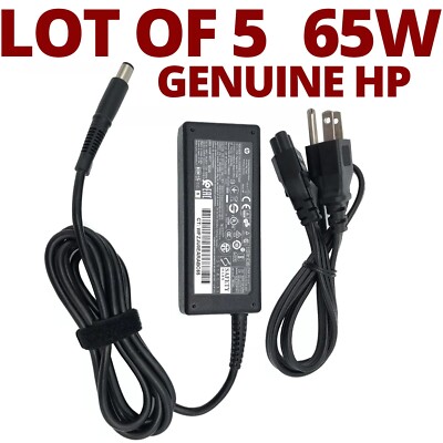  Original Nur  5er Set AC Netzteil 65W HP EliteDesk Mini PC 19,5V 3,33A Schwarz