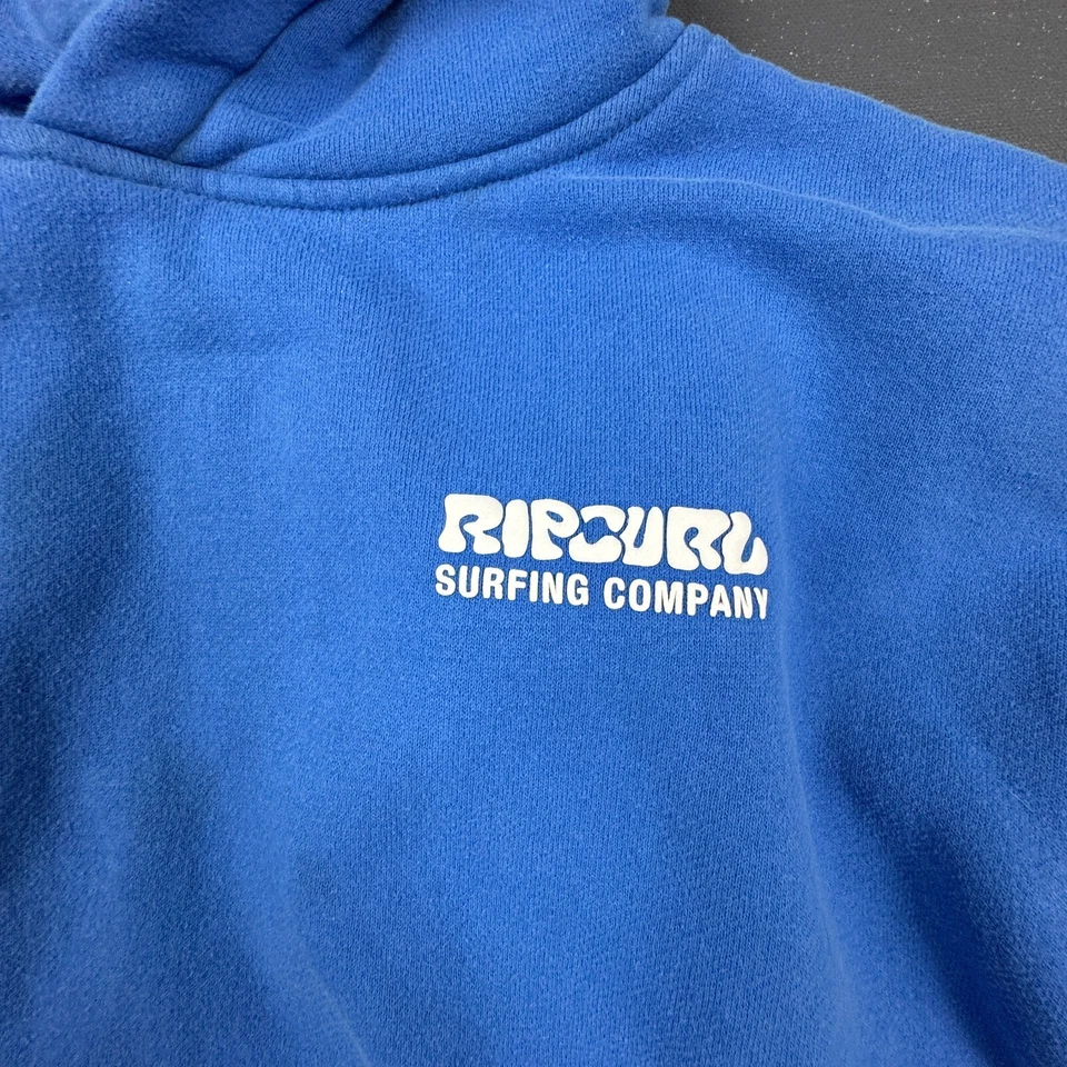 Sudadera con Capucha Rip Curl Surf Niños 10 Azul Pullover Sudadera Logo Gráfico Informal Foto 2 de 4