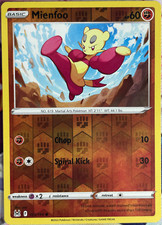 Mienfoo Reverse Holo - 103/196 - Lost Origin Pokemon 2022