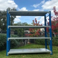 2.0M Height x 1.5M Length Steel Warehouse Racks Storage Shelving Garage Shelves