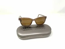 REVOLUTION EYEWEAR REV 793  Eyeglasses W/ Clip On Sunglasses Cream Brown 52 []16
