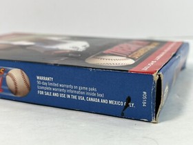 Roger Clemens' MVP Baseball NES Game Cartridge Sleeve Styrofoam Box Nintendo 