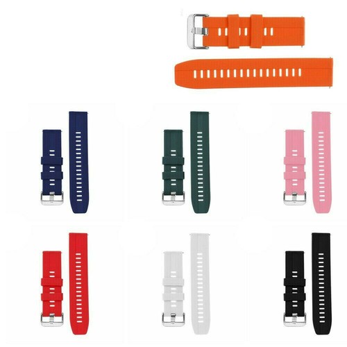 22mm Soft Silicone Sports Watch Band Wrist Strap For Huawei Watch GT 2 3 4 46mm - Picture 3 of 22