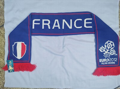 Écharpe tricolore Euro 2012 France Ukraine neuve - Collection