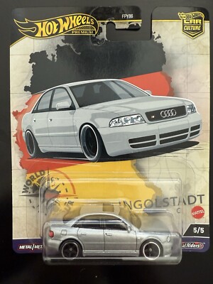 Hot Wheels Premium CAR CULTURE #5/5 Audi S4 Quattro - Now Sold Out