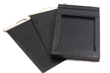 GRAPHIC TYPE 5 LARGE FORMAT CAMERA 3 1/4 X 4 1/4 CUT FILM HOLDER