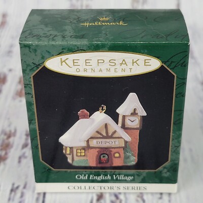 Vtg Hallmark 1997 ( Old English Village) Miniature keepsake Christmas ornament