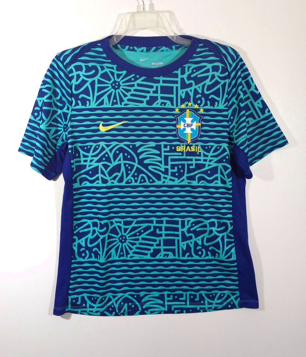 Nike Brazil National Team 2024 Pre match Soccer Jersey Sz L Nike Brazil National Team 2024 Pre match Soccer Jersey Sz L