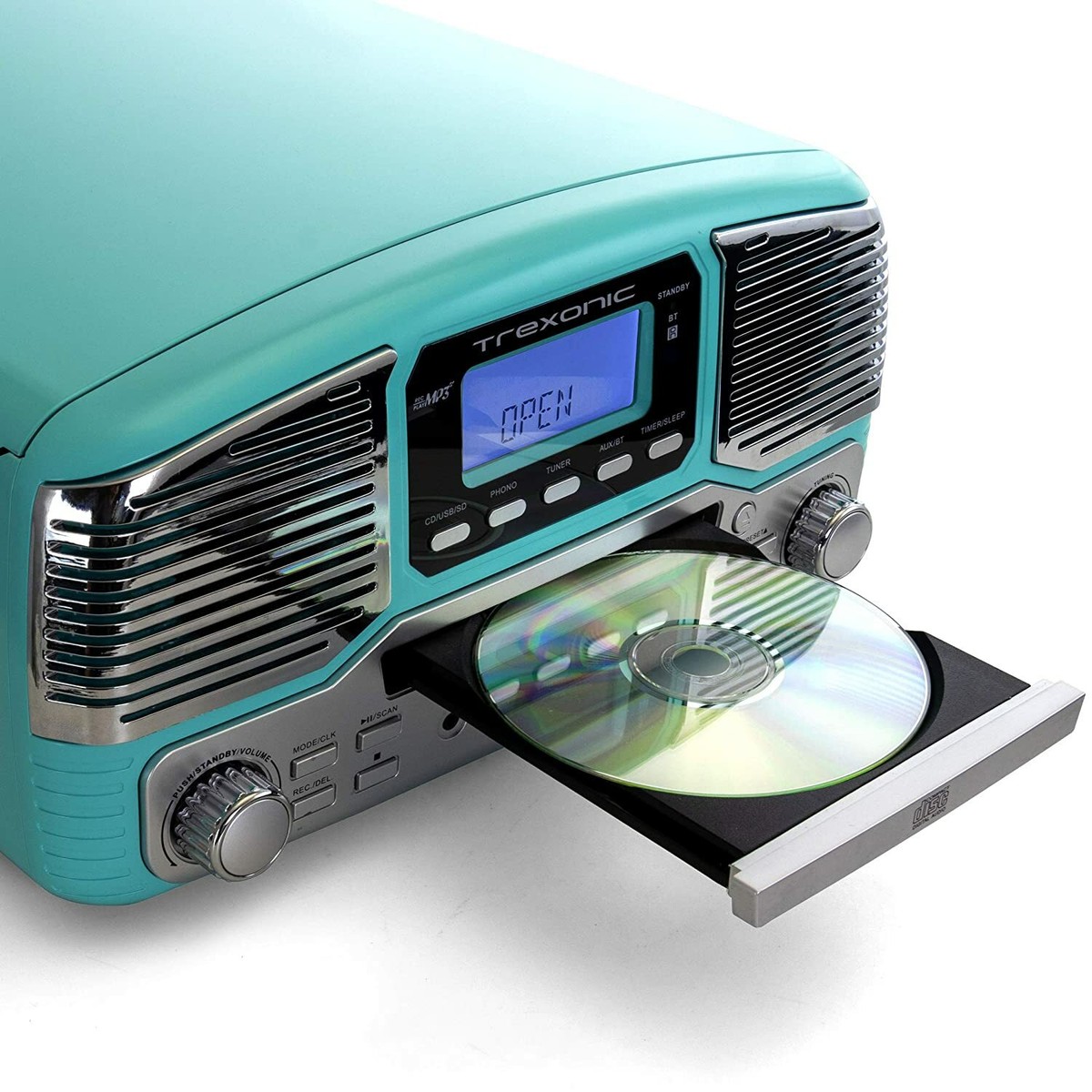 初回限定盤Travel Record/Turquoise Open Box Crosley Cruiser Deluxe Portable Turntable Vinyl Record