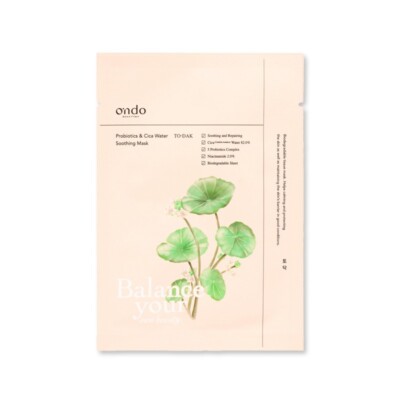 MIIN COSMETICS Probiotika & Cica Wasser Beruhigende Maske