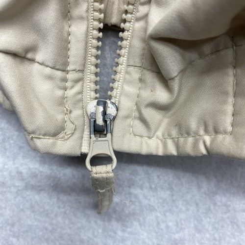 Adolfo Sport Men’s Khaki Jacket Lined Full Zip Long Sleeves Windbreaker SZ LG - Picture 12 of 21