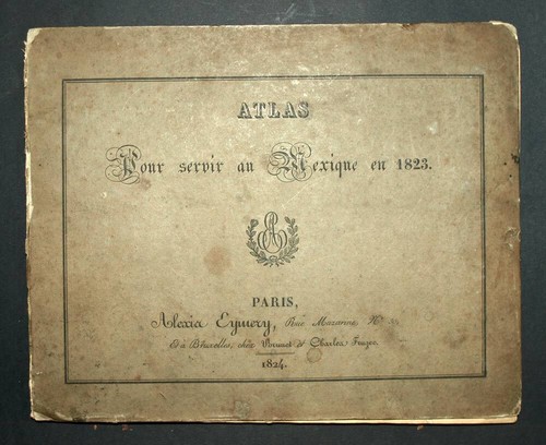 Atlas To Serve Mexico In 1823 By M. Bulloch In 1824, Atlas Map Engraving - Picture 2 of 10