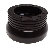 Six Hole Volkswagen Steering Wheel Adapter Black 1974 - 1988 Vw For Nardi Momo