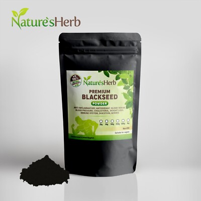 Reines Schwarzkümmelpulver 100% I Nigella Sativa Habbasyi Kreuzkümmel Kalonji NATÜRLICH
