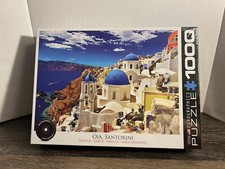 Eurographics Oia, Santorini Greece 1000-Piece Puzzle Made In The USA