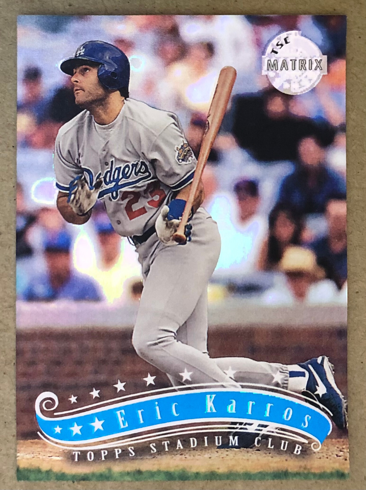1997 Stadium Club Matrix - Eric Karros - #23 - Los Angeles Dodgers - NrMt+