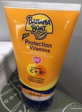 Banana Boat Protection Vitamin B&C Hydrating Sunscreen Lotion 4.5 Oz SPF 50 NEW