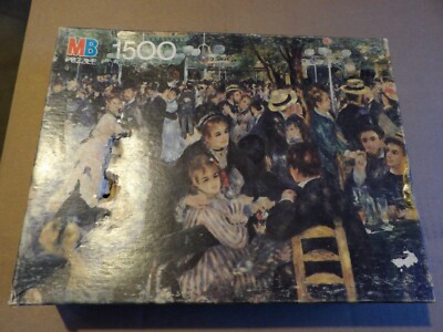 MB Fine Arts Puzzle 1500 Le Moulin de la Galette Renoir #4471-2 Sealed used