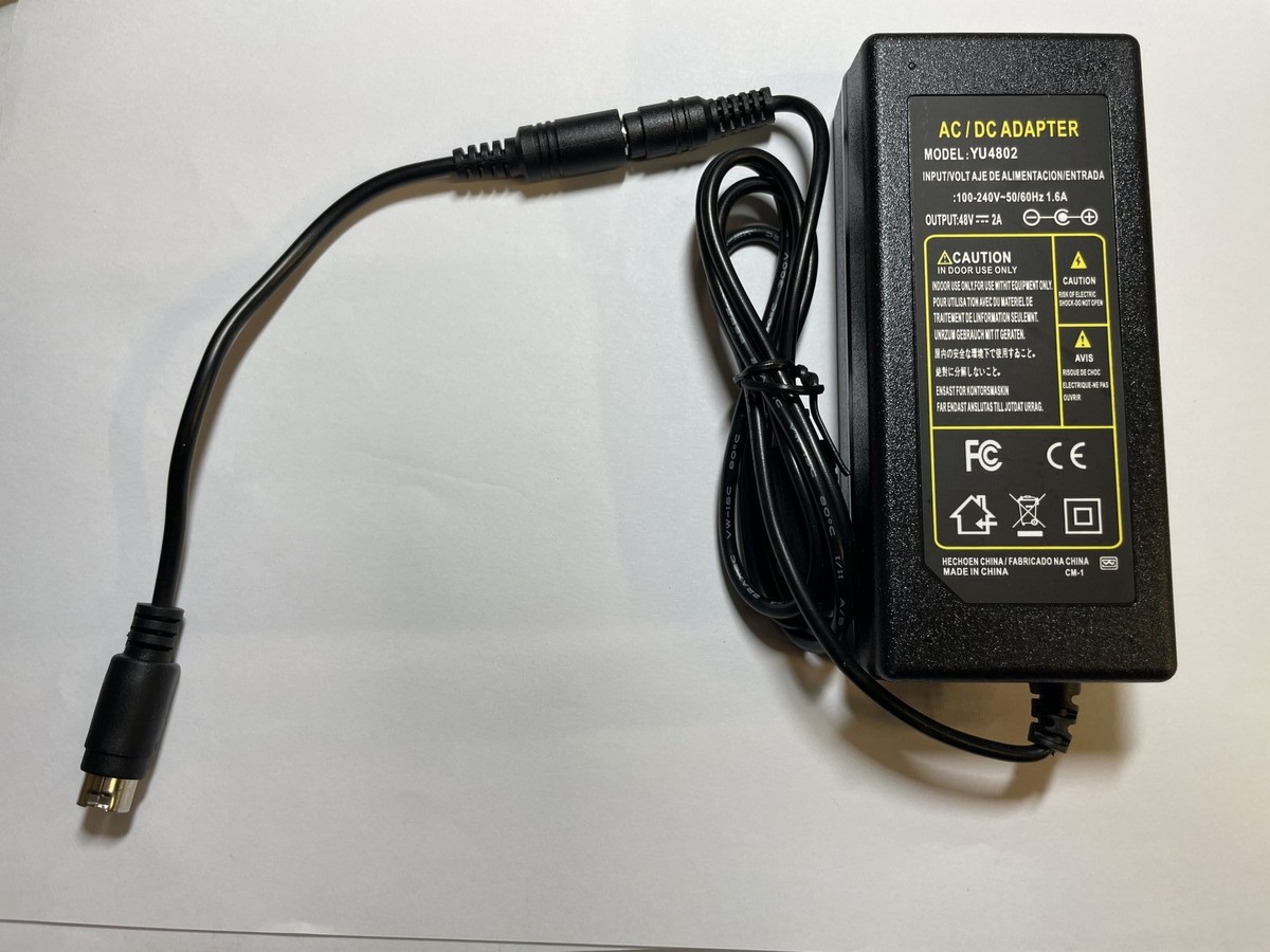 Alimentatore Switching 48V 2A Con Connettore 4 PIN DIN – DIXIETREE FJ-SW2027A