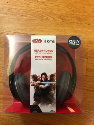 iHome - Star Wars Li-M40BB.FXv7M Over-the-Ear Headphones - Black/gold