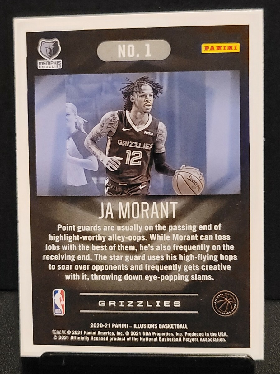 Ja Morant 2020-21 Panini Illusions #1 Memphis Grizzlies NBA 
