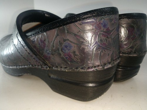 Zuecos profesionales Dansko XP para mujer cuero forrado oscuro multiremolino color 37 - Imagen 7 de 10