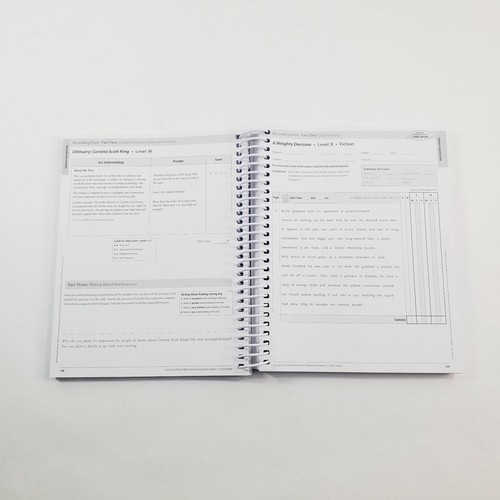 Fountas & Pinnell System 2 Assessment Forms Benchmark Assessment 3rd Edition - Picture 5 of 8