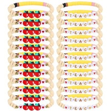 24 Pack Teacher Appreciation Gifts for Women Teacher Bracelets Thank You Gift...