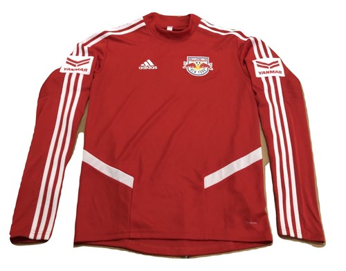 Adidas MLS New York Red Bulls L/S Red Training Top Red/White DP4994 - Picture 2 of 3