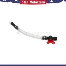 New Replacement Deluxe Racing Fuel Jug Filler Hose With Shutoff Valve New