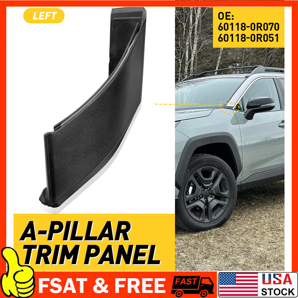 2019-2023 Toyota RAV4 Left Driver Side A-Pillar Trim Panel Cover 60117-0R070