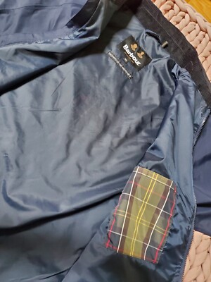 Barbour Waterproof And Breathable Raincoat Jacket EXTRA LARGE Blue