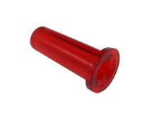 USA-Made! 1968-73 Corvette License Lamp Fiber Optic Sensor, Red NEW Trim Parts!