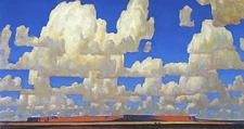 Maynard Dixon : American West : Clouds : c1940s : Archival Canvas Art