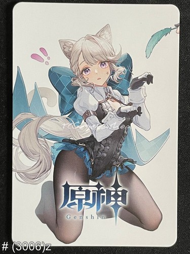 🔥 # 3006 Lynette Genshin Impact Goddess Story Anime Card ACG - Picture 2 of 2