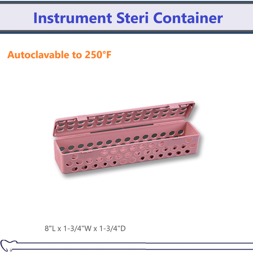 BANDEJA CAJA DE CASETE DE ESTERILIZACIÓN DENTAL PREMIUM PARA 10 INSTRUMENTOS - Imagen 12 de 17