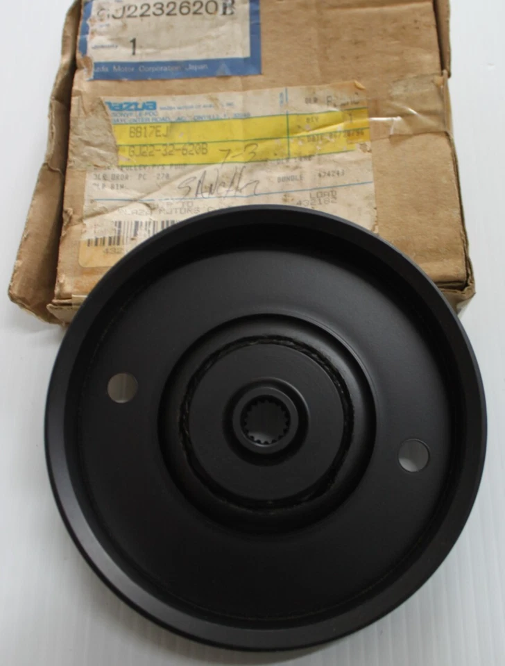 NUEVA POLEA DE BOMBA DE DIRECCIÓN ASISTIDA GENUINA MAZDA GJ22-32-620B Foto 2 de 3