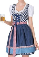 Bayerisches Kleid KostüM Traditionelles Dirndl FüR Oktoberfest 2XL